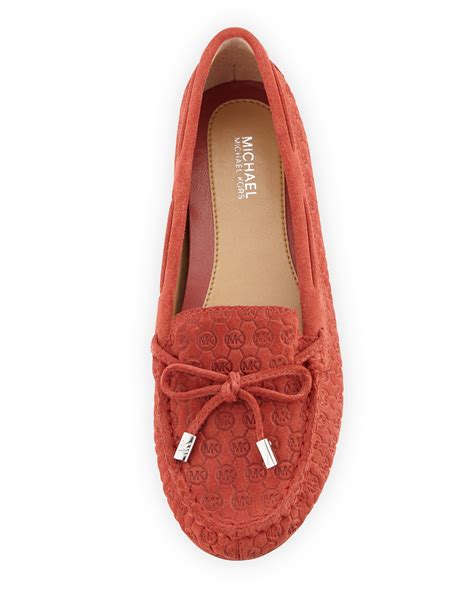 michael michael kors daisy moccasin flats|daisy suede moccasin.